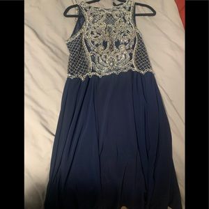 Dave&Johnny dress, was originally a long dress but had it cut down!